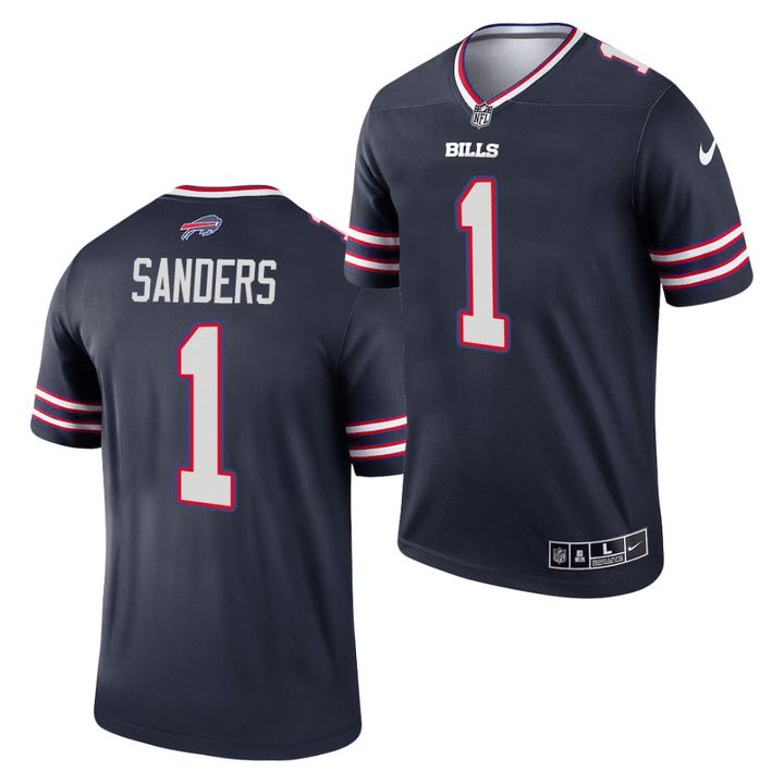 Men Buffalo Bills #1 Emmanuel Sanders Nike Navy Game Player NFL Jersey->buffalo bills->NFL Jersey